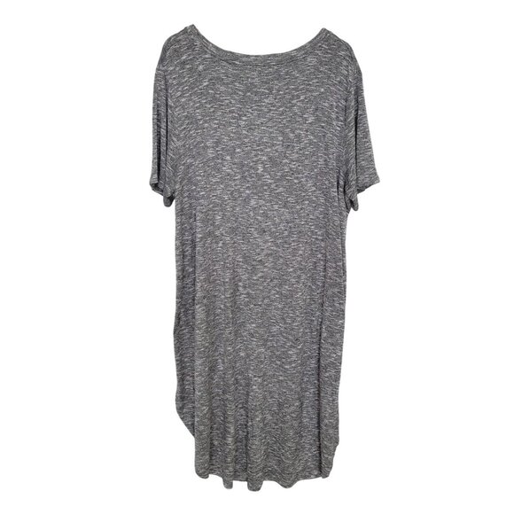 Ava & Viv Hi Lo Sweater Shirt Womens Size 3X Gray Lightweight - Picture 7 of 8